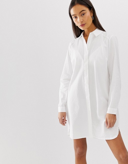 ASOS Cotton Mini Shirt Dress | ASOS US