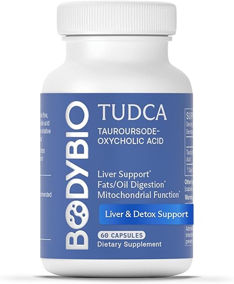 BodyBio TUDCA - Pure Tauroursodeoxycholic Acid Supplement - Support Bile Flow, Fat Metabolism & L... | Amazon (US)