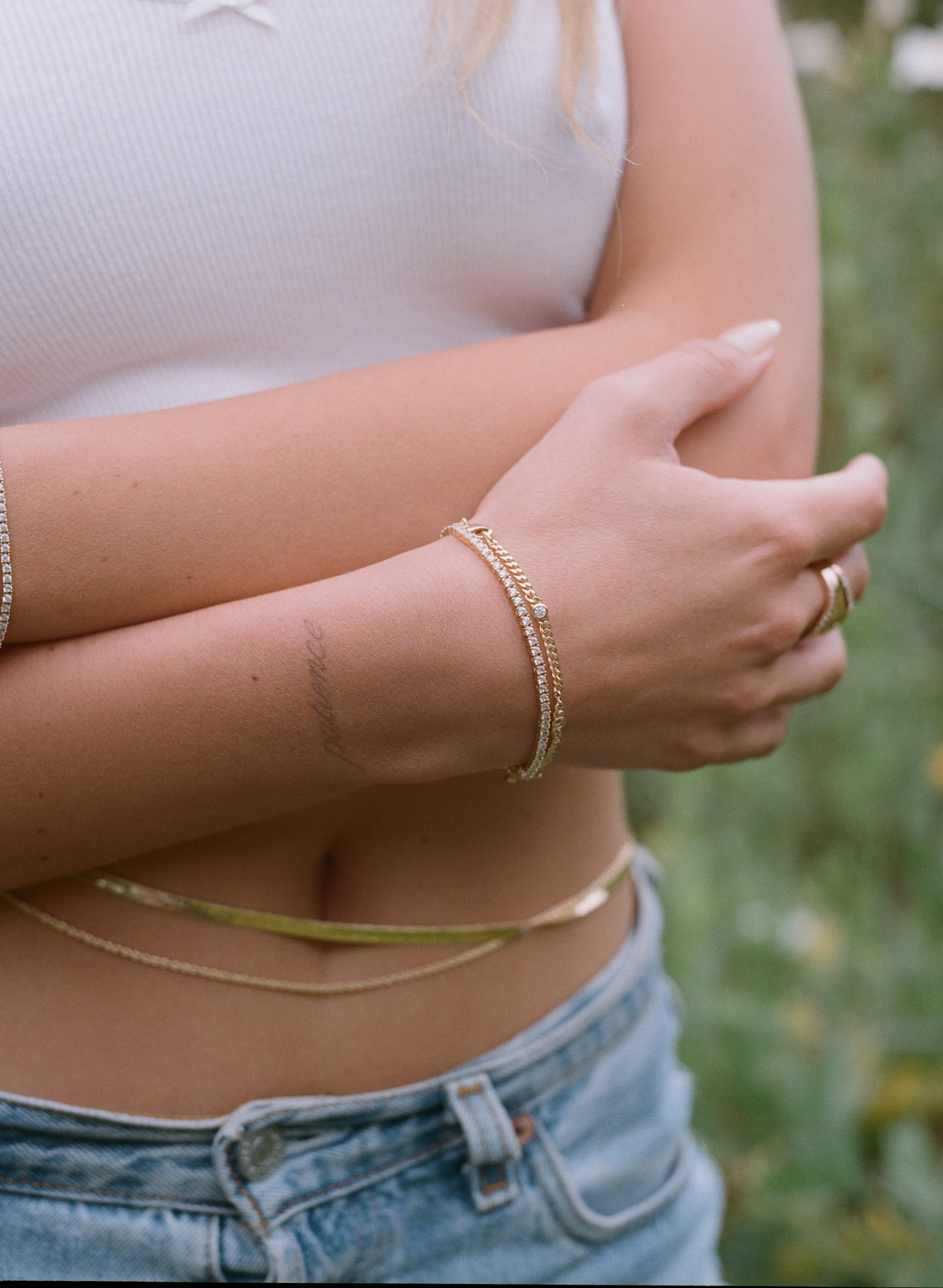 Mini Amina Tennis Bracelet | Lili Claspe