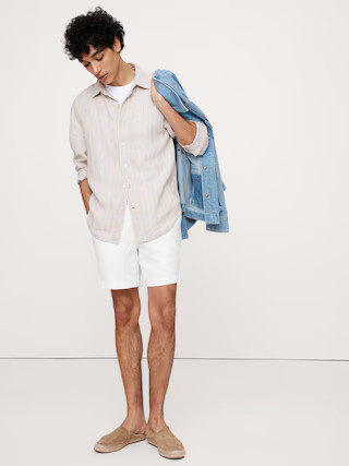 7" Linen Short | Banana Republic (US)