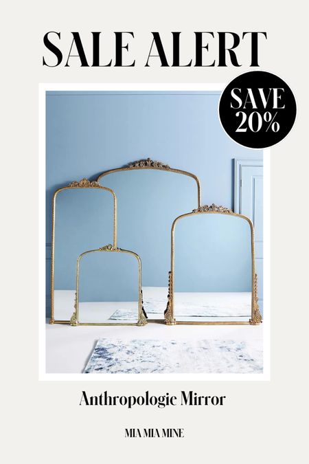 Anthropologie mirror on sale - save 20%

#LTKsalealert #LTKhome