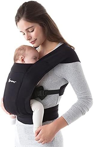 Ergobaby Embrace Baby Wrap Carrier, Infant Carrier for Newborns 7-25 Pounds, Pure Black | Amazon (CA)