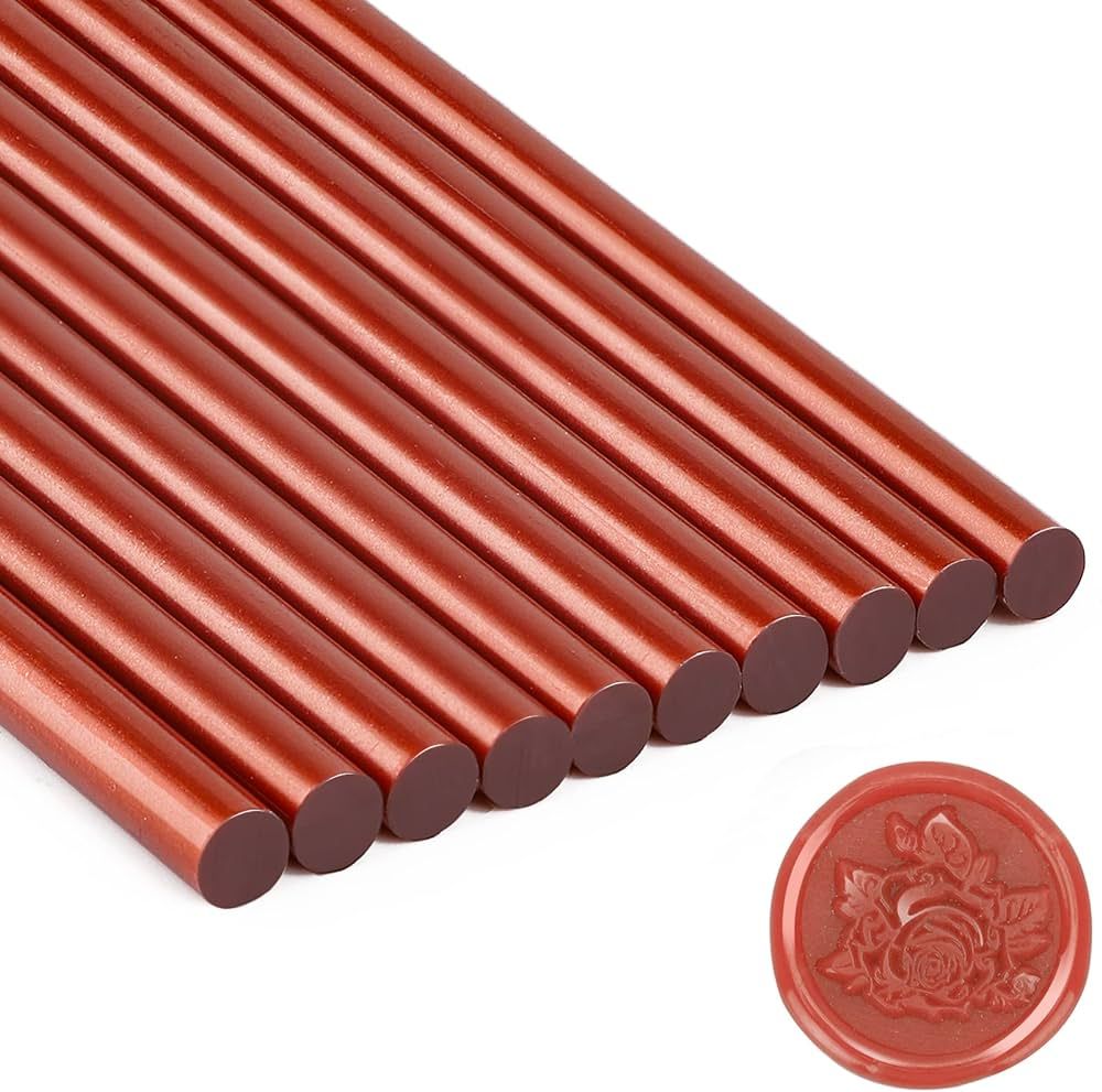 Gartful 60 Pieces Glue Gun Sealing Wax Sticks, Mini Hot Melt Glue Sticks for Wax Seal Stamp, Enve... | Amazon (US)