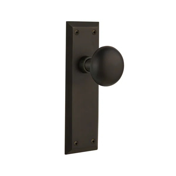 New York Plate with New York Door Knob | Wayfair North America