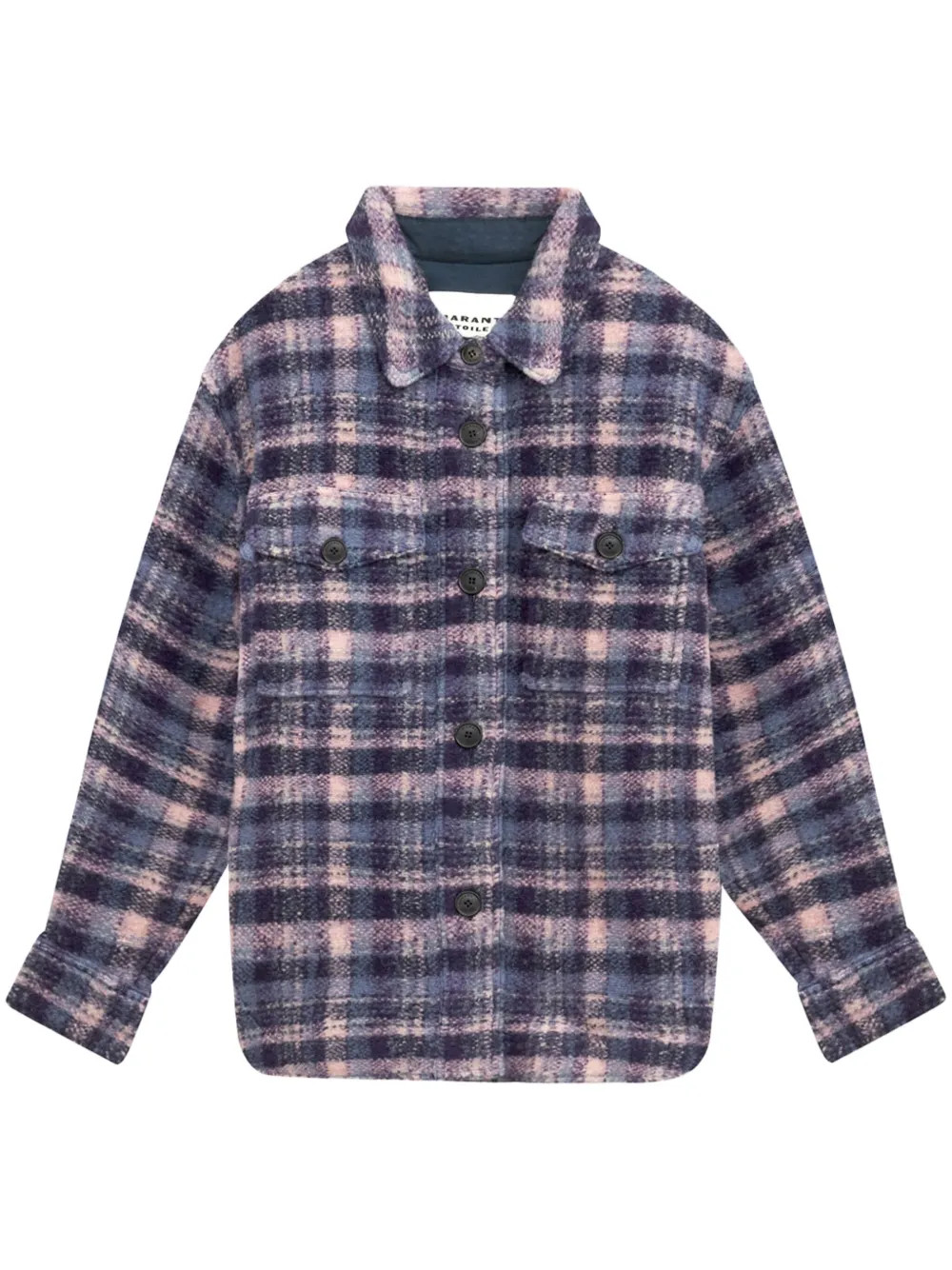 MARANT ÉTOILE Harveli Checked Jacket - Farfetch | Farfetch Global