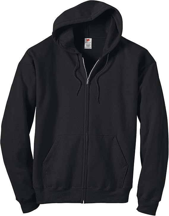 Hanes Men's Full-Zip Eco-Smart Hoodie | Amazon (US)