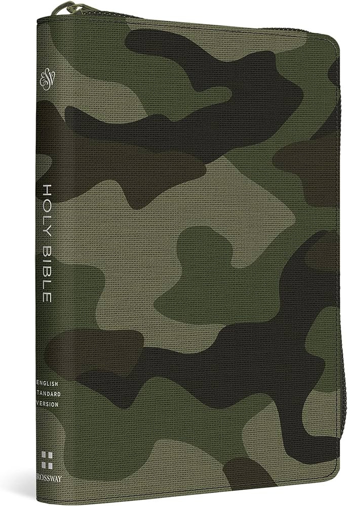 ESV Compact Bible (Canvas with Zipper, Camo Design): Holy Bible, English Standard Version | Amazon (US)