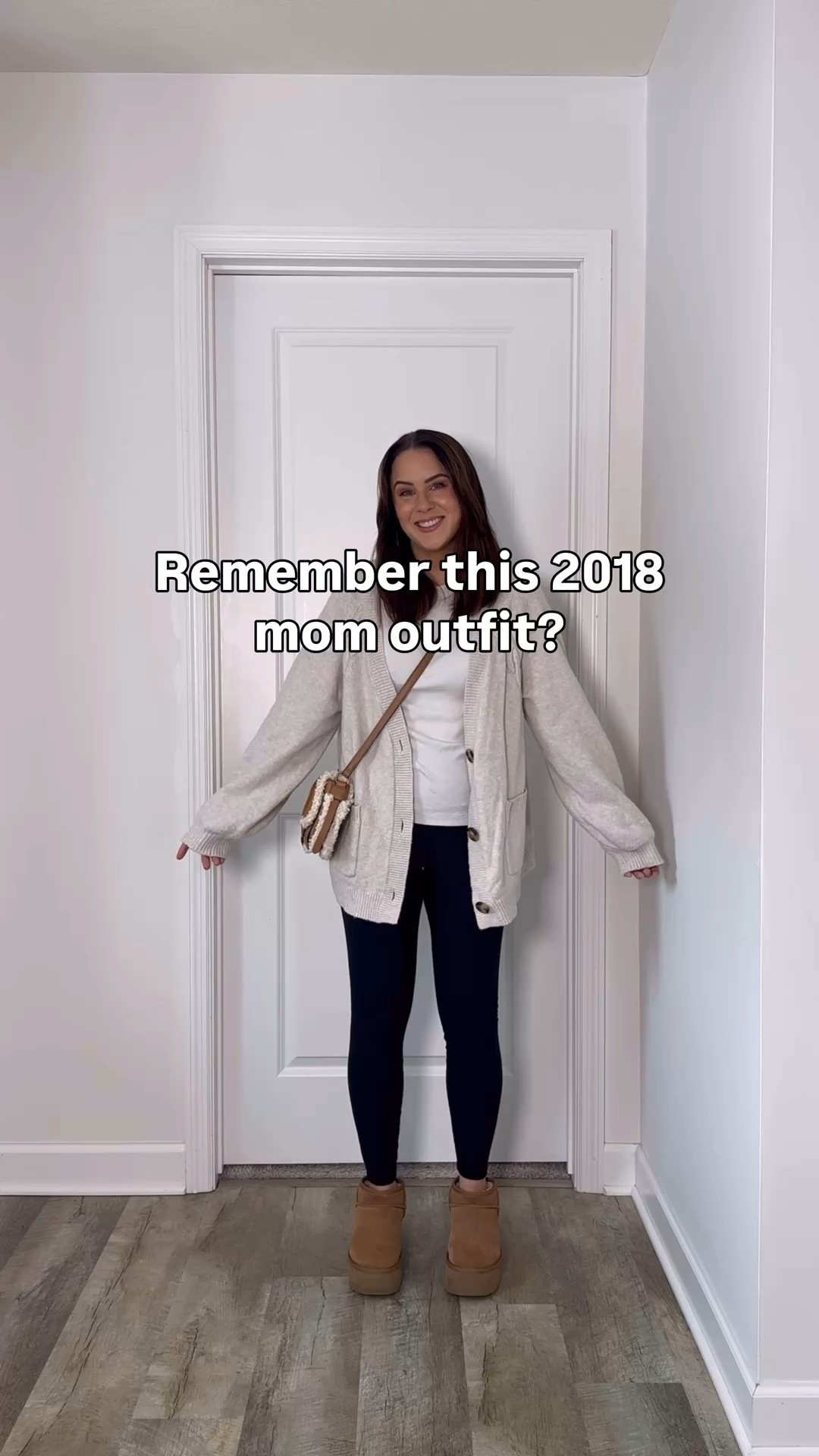 Rethinking this standard mom outfit but keeping the same comfy vibes! My coatigan in the final outfit is an Amazon save version of anthropologie! And my tee is a Target staple I’ve had for years!! 

Abercrombie leggings come in lengths & are on sale for $39!! My first cardigan is 50% off!! 

#LTKPetite #LTKSeasonal #LTKmomlife