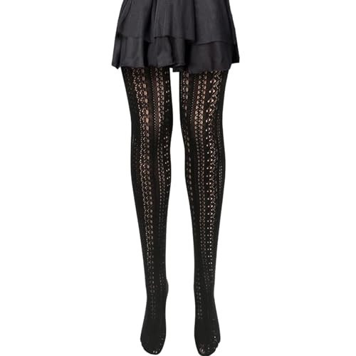 ASFWAGQ Strumpfhose Strumpfhose Trachtenstrümpfe Tanzstrumpfhose mit Zopfmuster für Oktoberfest Fasching Karneval Mottoparty (DE/NL/SE/PL, Alphanumerisch, Einheitsgröße, Regular, Regular, Schwarz) | Amazon (DE)