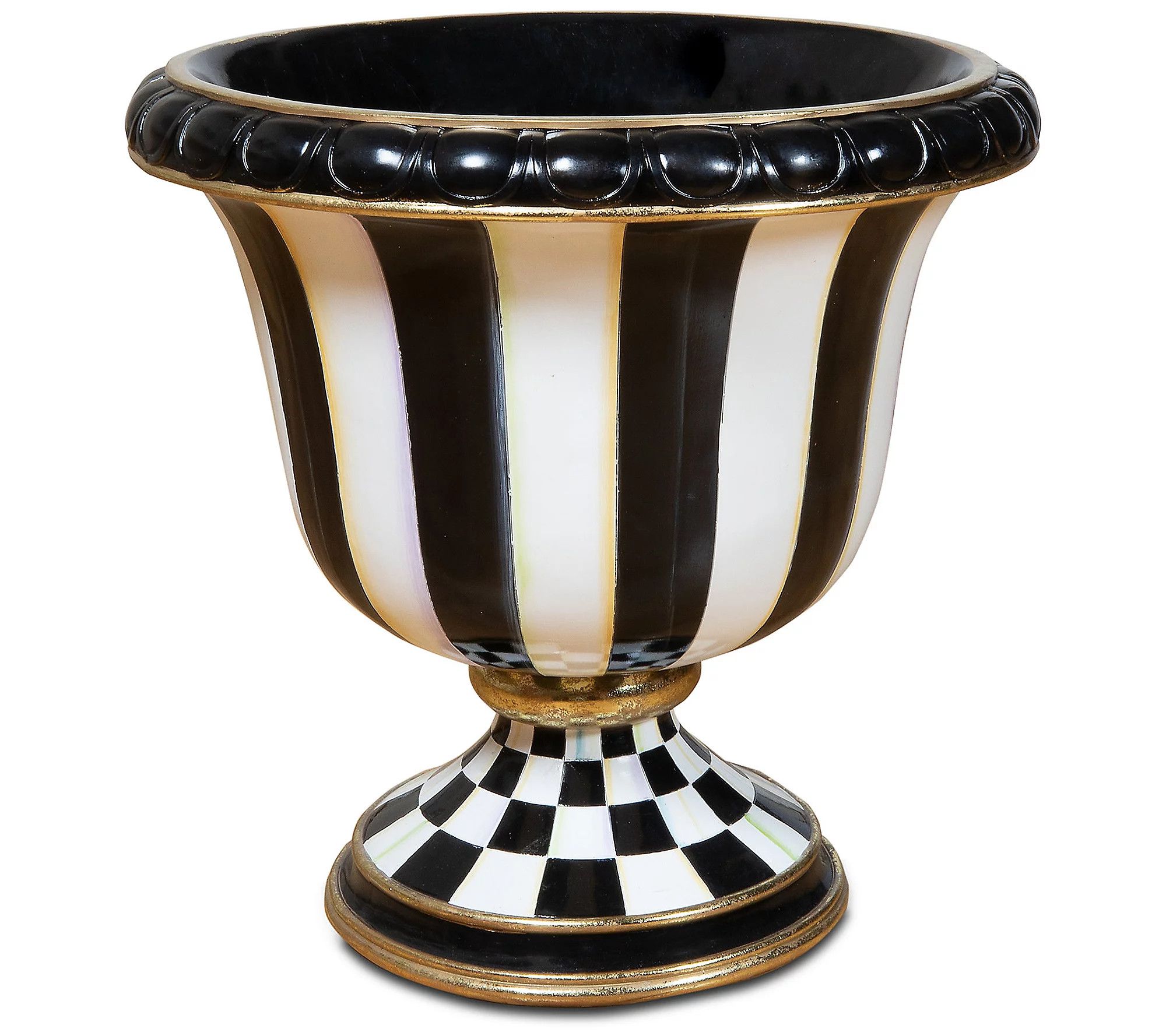 MacKenzie-Childs Courtly Stripe Urn | QVC