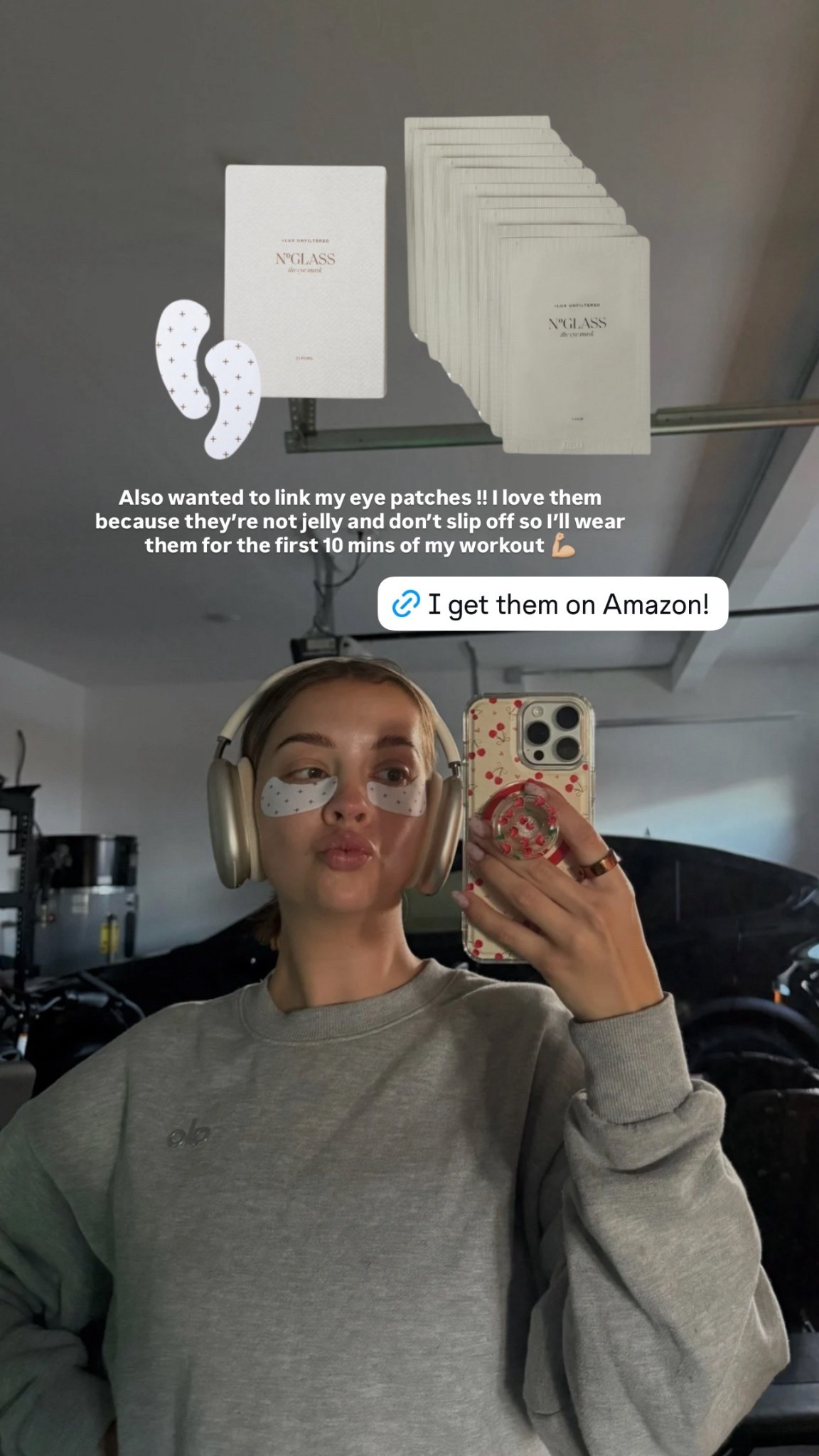 I love these eye patches because they’re not jelly and don’t slip off so I’ll wear them for the first 10 mins of my workout!

#LTKBeauty #LTKActive