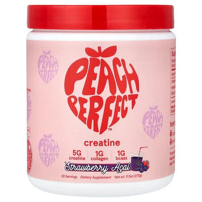Peach Perfect, Creatine, Strawberry Acai, 9.5 oz (270 g) | iHerb
