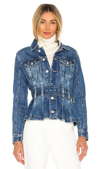 Belted Denim Jacket | Revolve Clothing (Global)