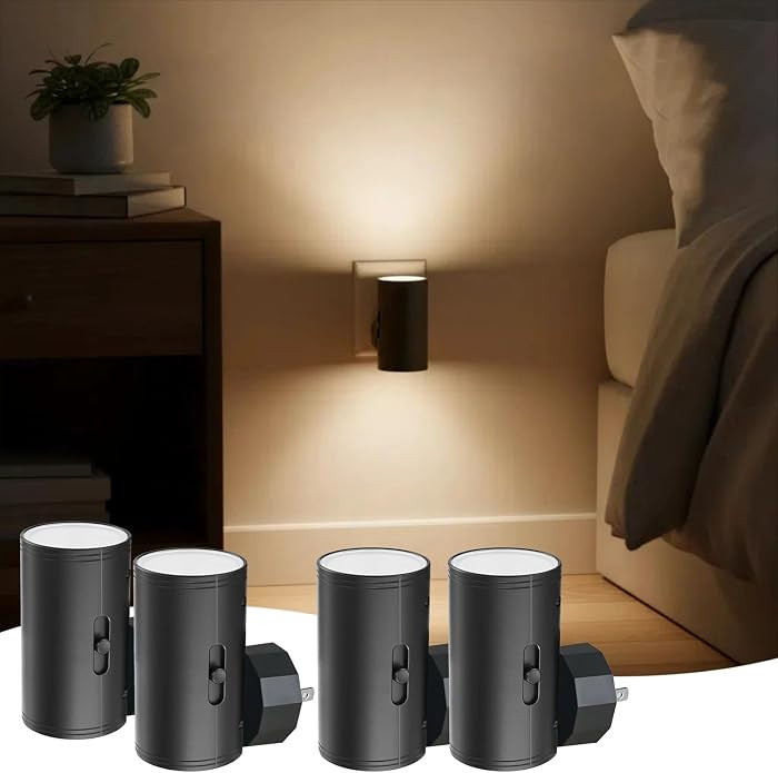 Dusk to Dawn Sensor,Soft White 3000K, Dimmable for Kitchen Bathroom Bedroom Stairs | Amazon (US)