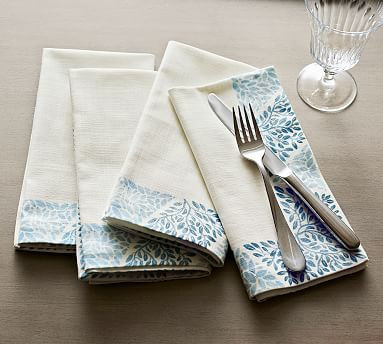 Hanukkah Star Cotton Napkins - Set of 4 | Pottery Barn (US)