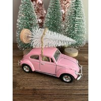 Pink Christmas Decor - Ornament Pastel Cottage Tree | Etsy (US)