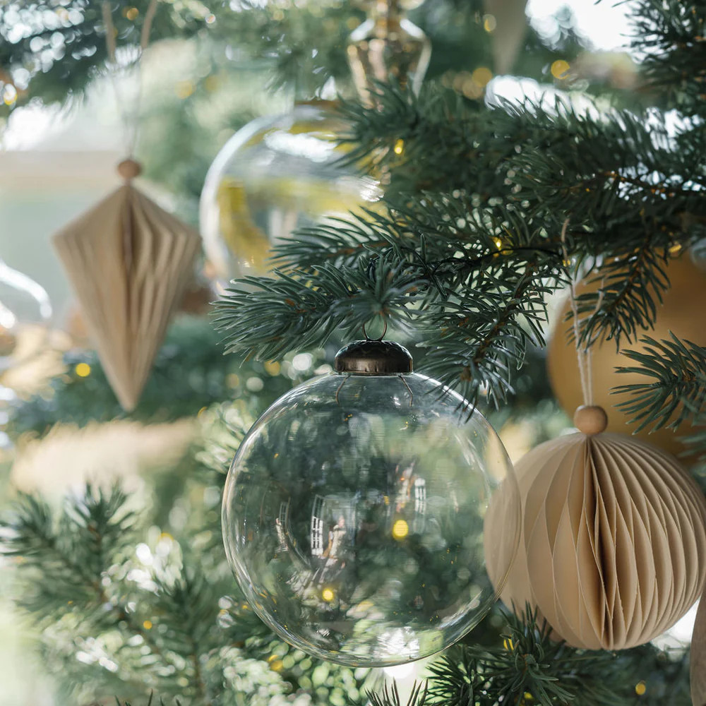 4" Clear Glass Ornament | CG Hunter