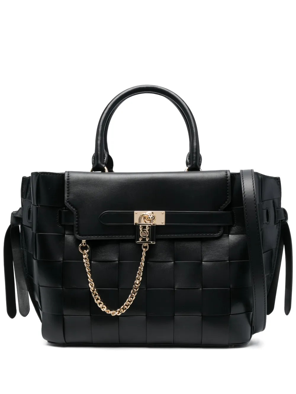 interwoven leather tote bag | Farfetch Global