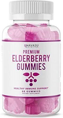 Havasu Nutrition Elderberry Gummies 100mg - Supports Immune System Health - Made with Plant-Based... | Amazon (US)