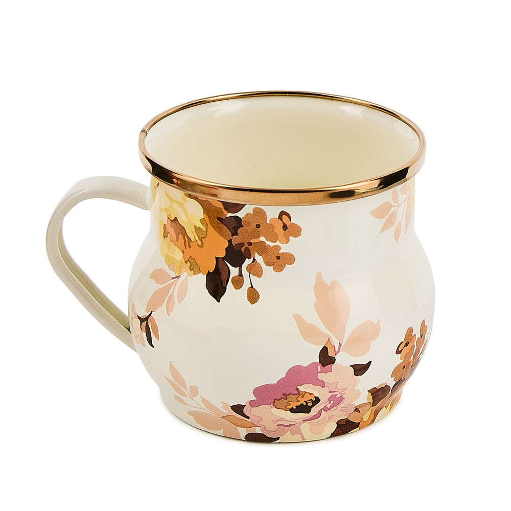 Wild Rose White Mug | MacKenzie-Childs