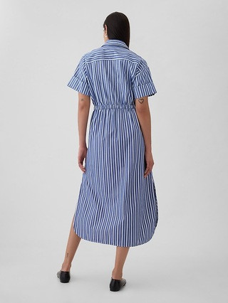 Striped Midi Shirtdress | Gap (US)