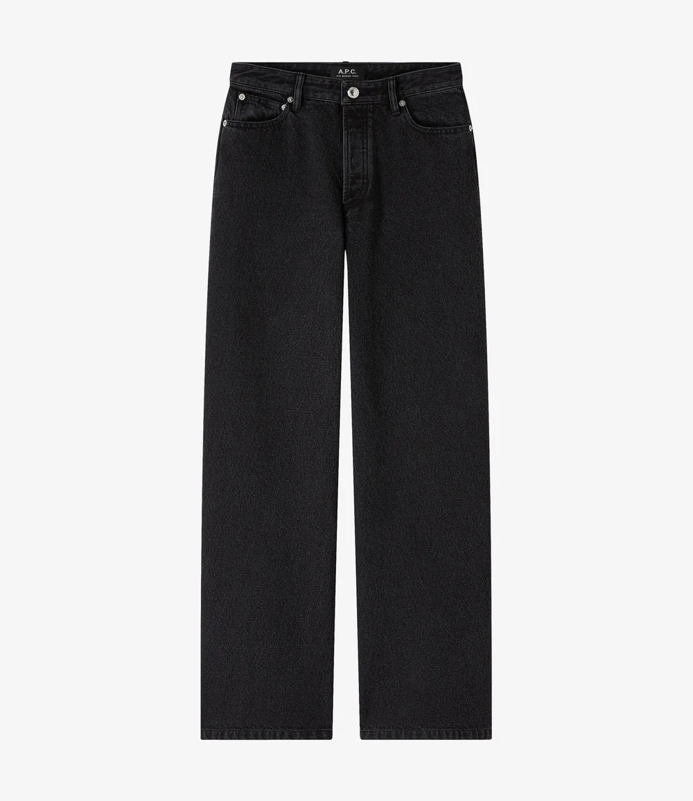 Elisabeth jeans | Stonewashed wide-leg jeans. 70's spirit. | A.P.C. Ready to Wear | A.P.C. US