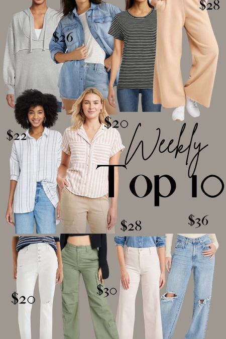 Last week’s best sellers!
Wide leg jeans, wide leg lounge pants, business casual, Walmart fashion, Target fashion, white jeans, cargo pantss

#LTKstyletip #LTKsalealert #LTKfindsunder50