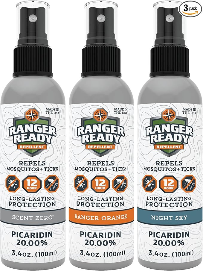 Ranger Ready Picaridin Insect Repellent in Assorted Scents - 20% Picaridin Tick Spray and Mosquit... | Amazon (US)