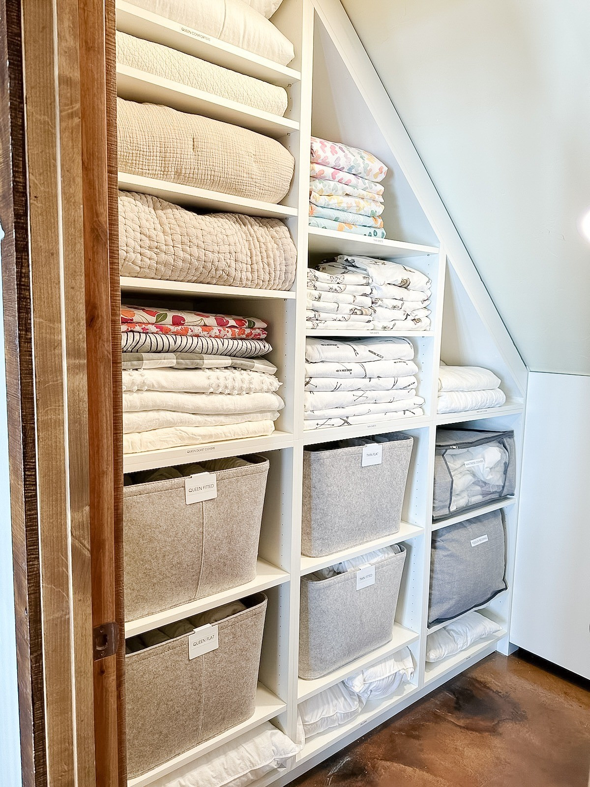 Simple organized linen closet. #LTKorganize

#LTKHome