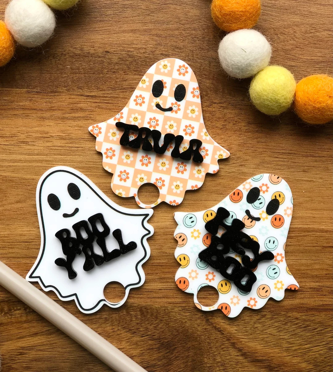 Tumbler Cup Name Tag Ghost Cup Name Tag 20 30 and 40 Oz - Etsy | Etsy (US)