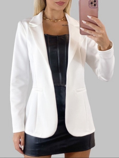 Max Blazer Longo neopremi Sobretudo Feminina Acinturado Roupa | SHEIN