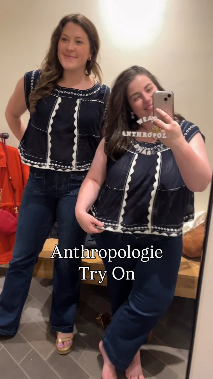 Fit details! For reference, I’m 5’5” and a size 16w/18w and my friend is 6’ and a size 14.

These options come in mid and plus size !

First top: I’m in an xl and she is in a large. Works best for smaller chests and short torsos. Super cute details.

First dresses: I’m in xl and she’s in the large, we both love!!

B&w dress: she’s in the large but got an xl for more room in the chest. Size up if you don’t have a very petite chest!

Purple dress: best for 5’5” and under. Runs very roomy! I’m in the large.

Patchwork dress: I’m in the large so it’s very oversized. Tight in my bust so I’d do the XL but still a very flowy fit.

Jeans: size 14 tall, true to size and amazing fit for long and lean bodies!