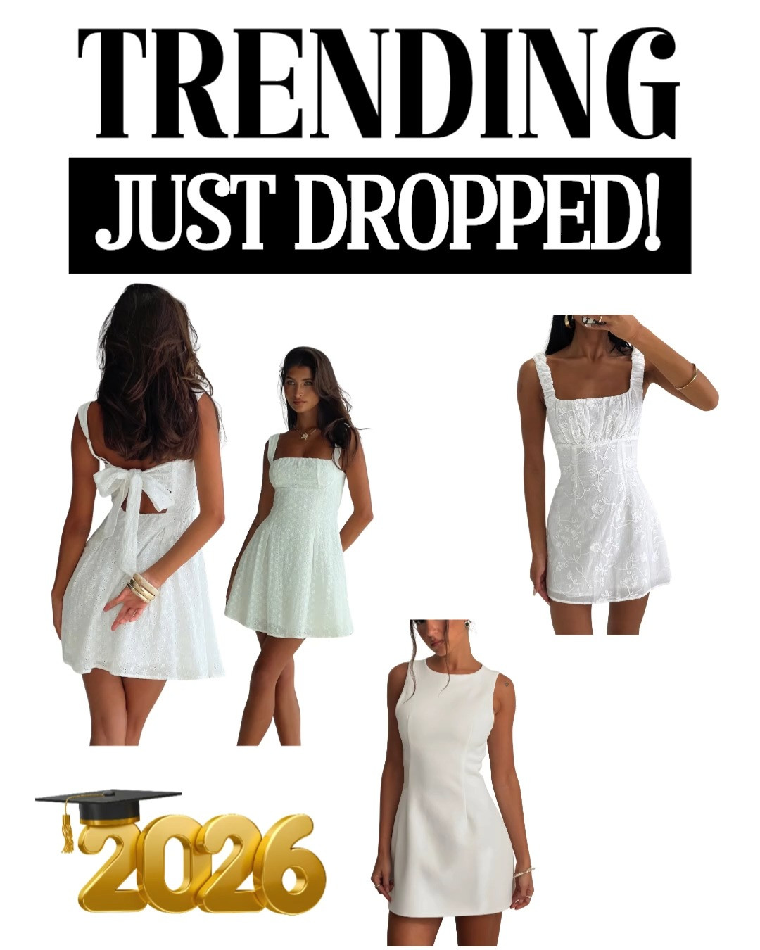 Stepping into graduation season in the cutest Princess Polly dresses 🤍✨ From dreamy white minis to flirty, feminine silhouettes, these picks are perfect for walking the stage and celebrating in style. Light, chic, and totally photo-ready—these are the must-haves for your big moment 🎓💖

#LTKGraduation #LTKStyle #LTKFashion #LTKOutfit 

  

#LTKSeasonal #LTKootd #LTKSeasonal #LTKPetite