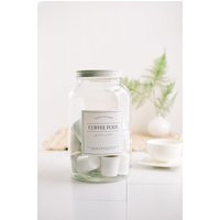 Gallon Canister - Coffee Pods Holder With Label Kitchen Keurig Pod Container Glass Jar Lid | Etsy (US)