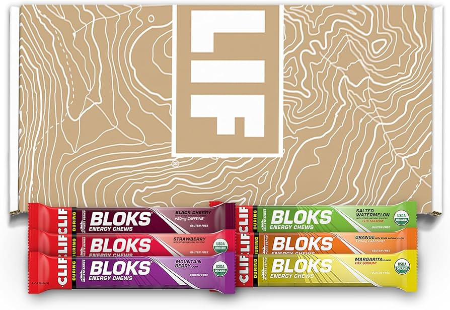 CLIF BLOKS - Energy Chews - Variety Pack - Non-GMO - Plant Based - Fast Fuel for Cycling and Runn... | Amazon (US)