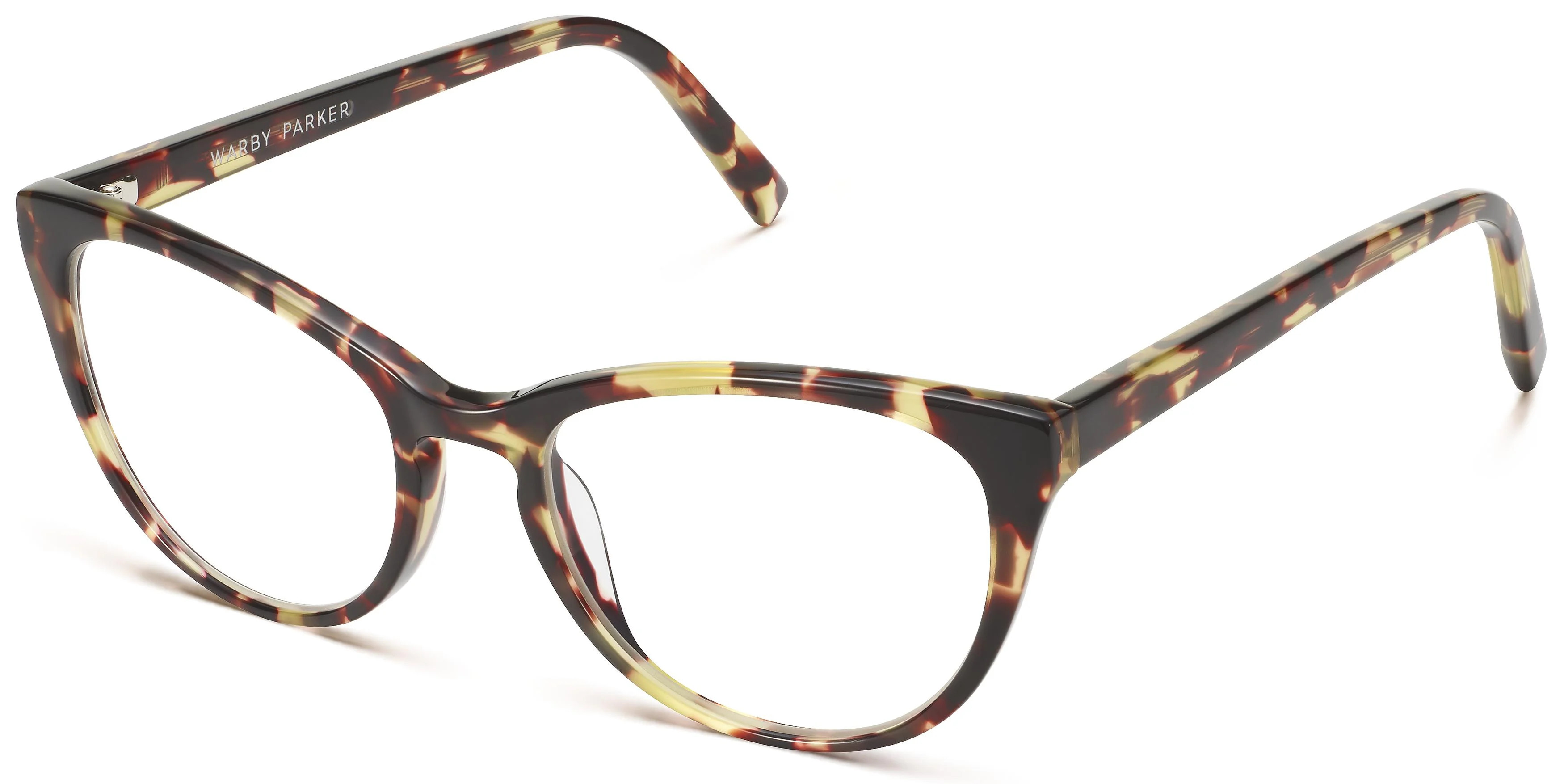 Shea Eyeglasses in Burnt Lemon Tortoise | Warby Parker (US)