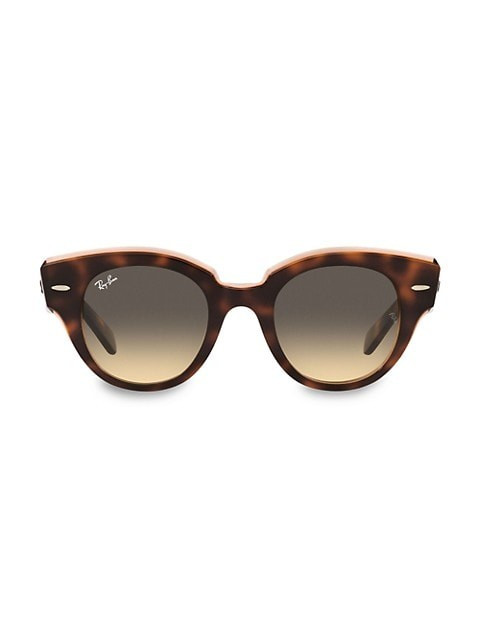 RB2192 47MM Round Sunglasses | Saks Fifth Avenue