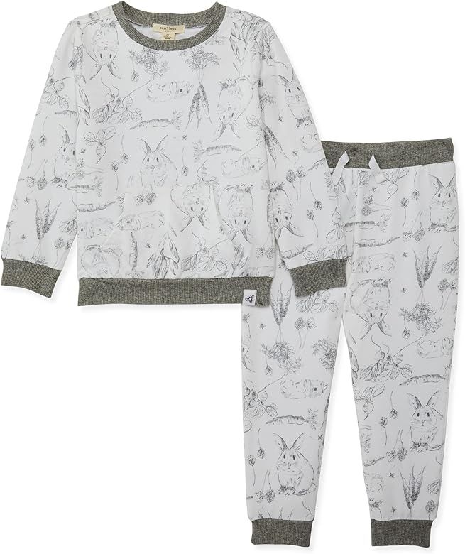 Burt's Bees Baby baby-boys Shirt and Pant Set, Top & Bottom Outfit Bundle, 100% Organic Cotton | Amazon (US)