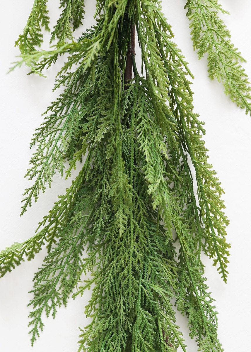Real Touch Cedar Holiday Greens Garland - 48 | Afloral