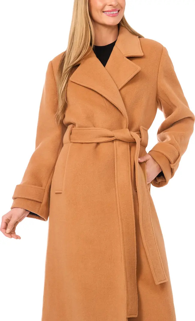Ted Baker Wool Blend Wrap Coat | Nordstrom | Nordstrom