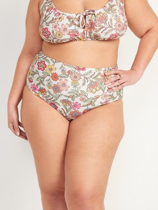 High-Rise Classic Bikini Swim Bottoms for Women | Old Navy (US)