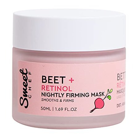 Sweet Chef Beet + Retinol Nightly Firming Mask - Softening Beet + Smoothing Retinol Moisturizer Help | Walmart (US)