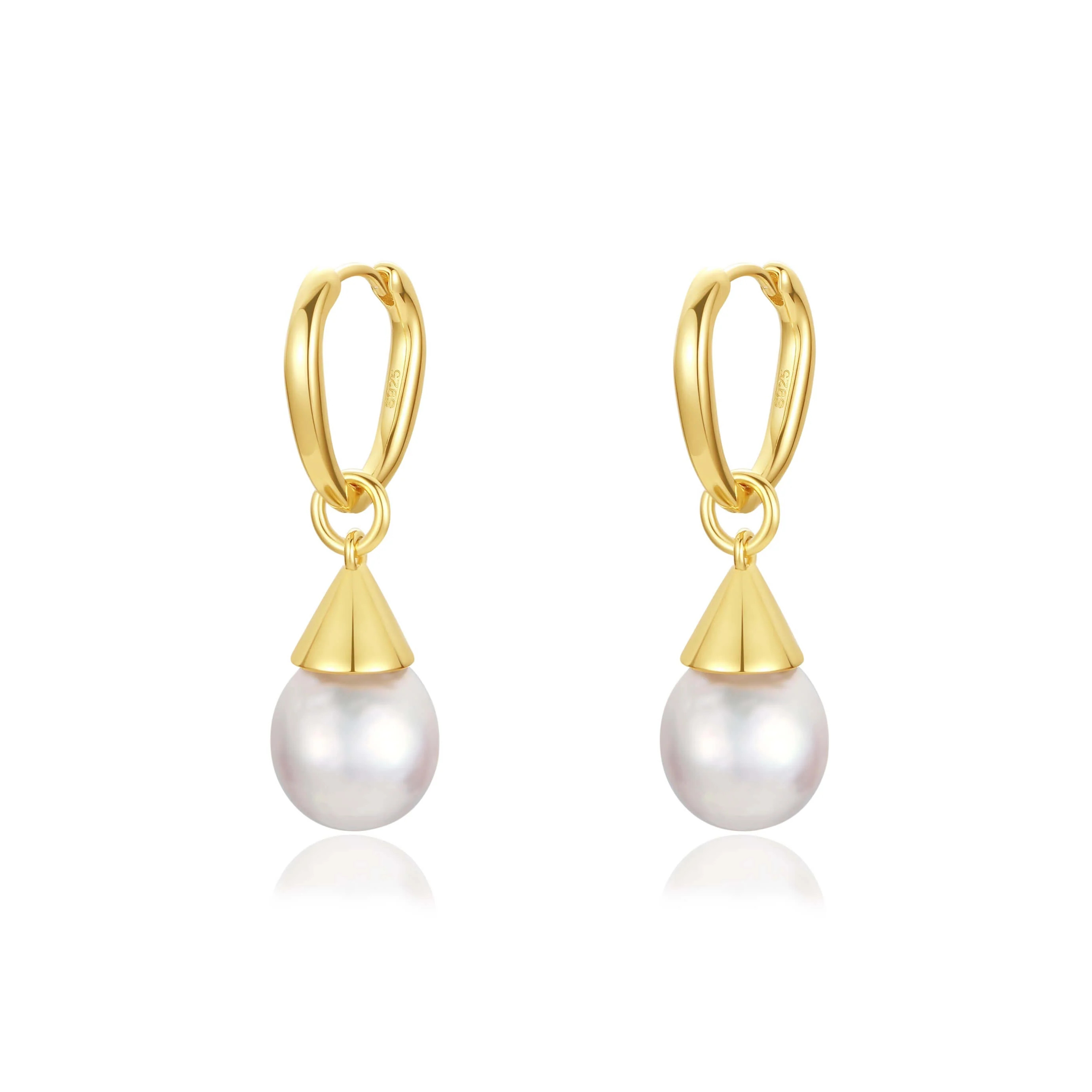 "Dewdrop" Freshwater Pearl Earrings by SUIHE Jewelry | Suihe Jewelry
