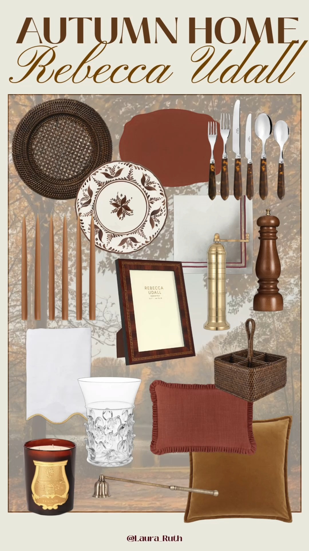 Rebecca Udall Autumn Home Decor Refresh 🍂🤎 Think warm textures, timeless pieces & beautiful serveware for cosy days and autumn gatherings. fall decor 

 #LTKuk #LTKautumn #LTKhome