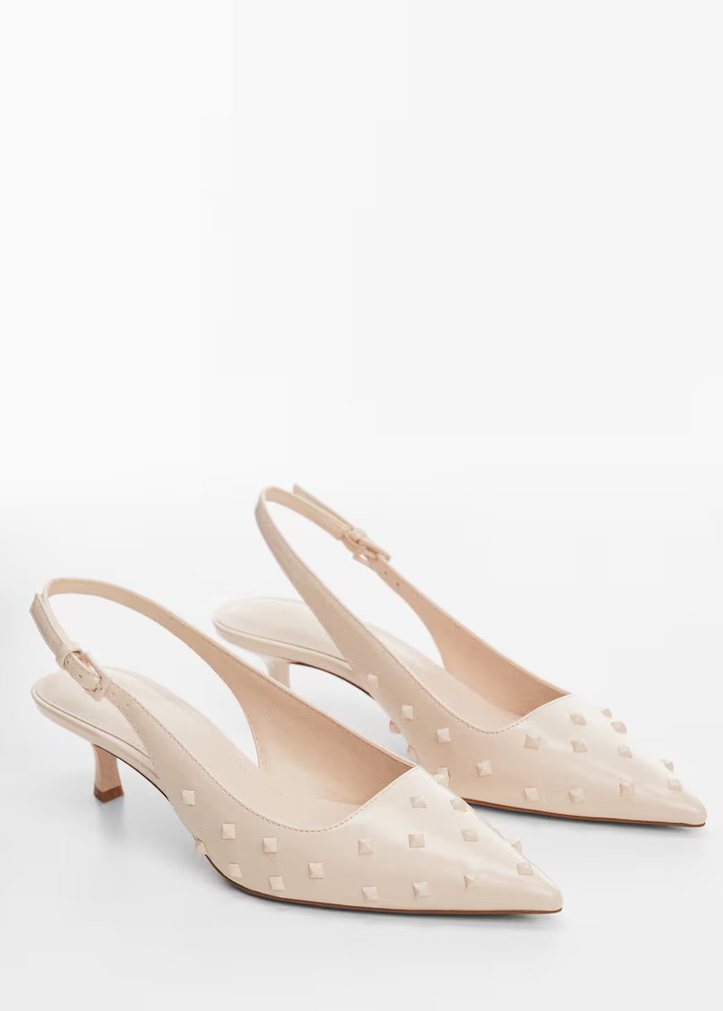 Studded slingback shoes | MANGO (US)
