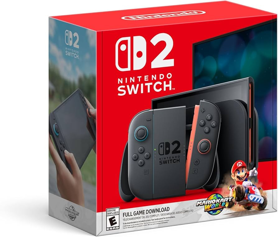 Nintendo Switch 2 + Mario Kart World Bundle | Amazon (US)