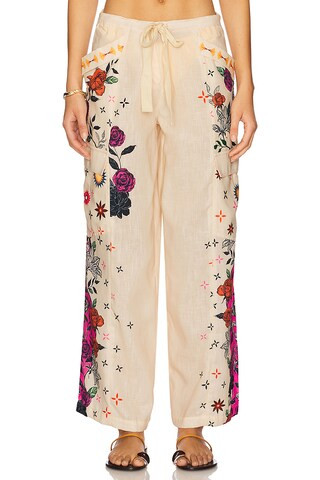 Agua Bendita x REVOLVE Alice Pants in Bohemian White Floral from Revolve.com | Revolve Clothing (Global)