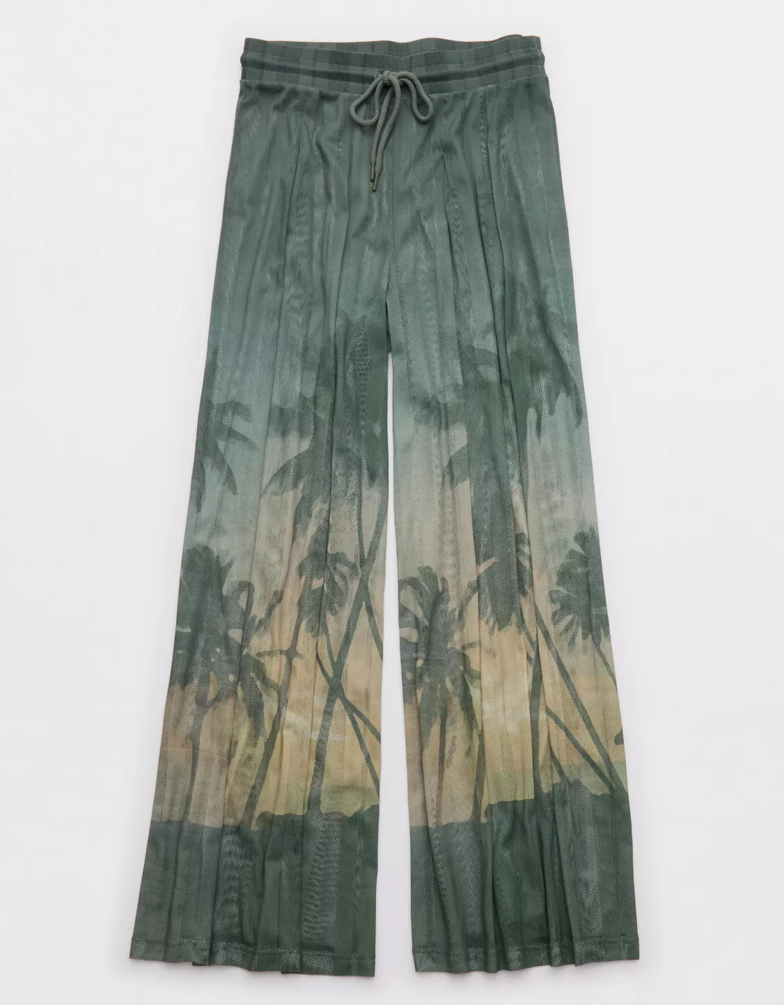 OFFLINE By Aerie Mesh Super Wide Leg Pant | Aerie