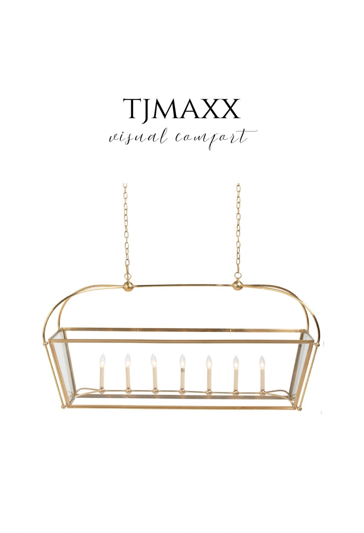 Major deal on this visual comfort chandelier at tjmaxx! 