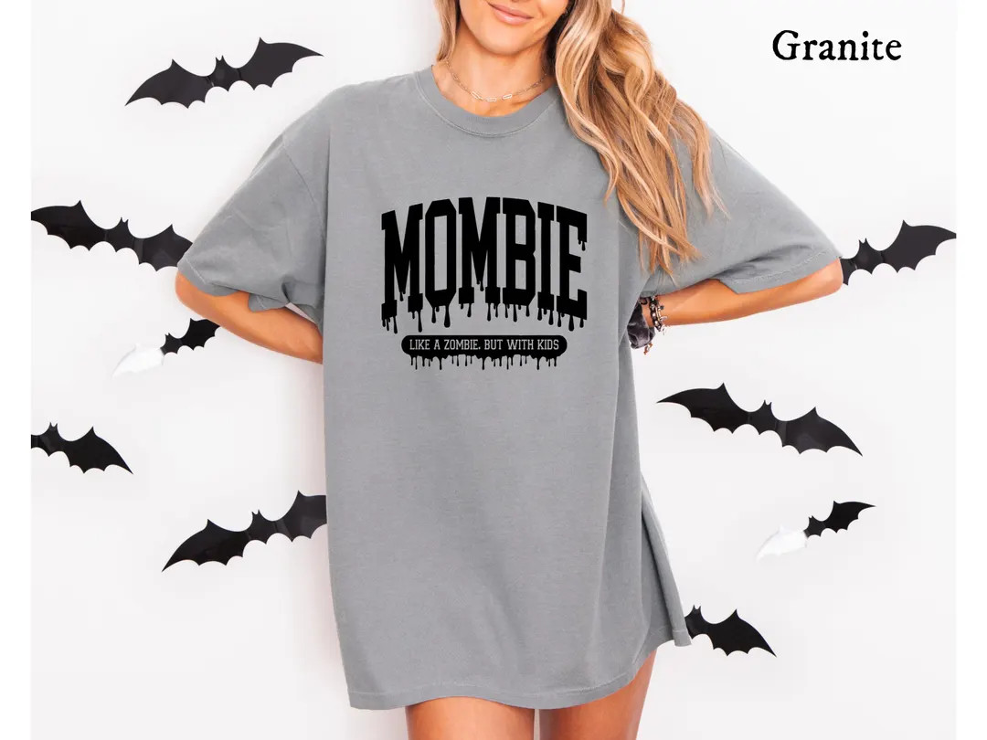Mombie T-shirt, Zombie Mom Graphic Tee, Halloween Shirt, Funny Parent Gift, Trendy Mom Apparel - ... | Etsy (US)